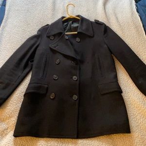 Wool Pea Coat. Black. Size 4. No tags not sure if a man or women’s